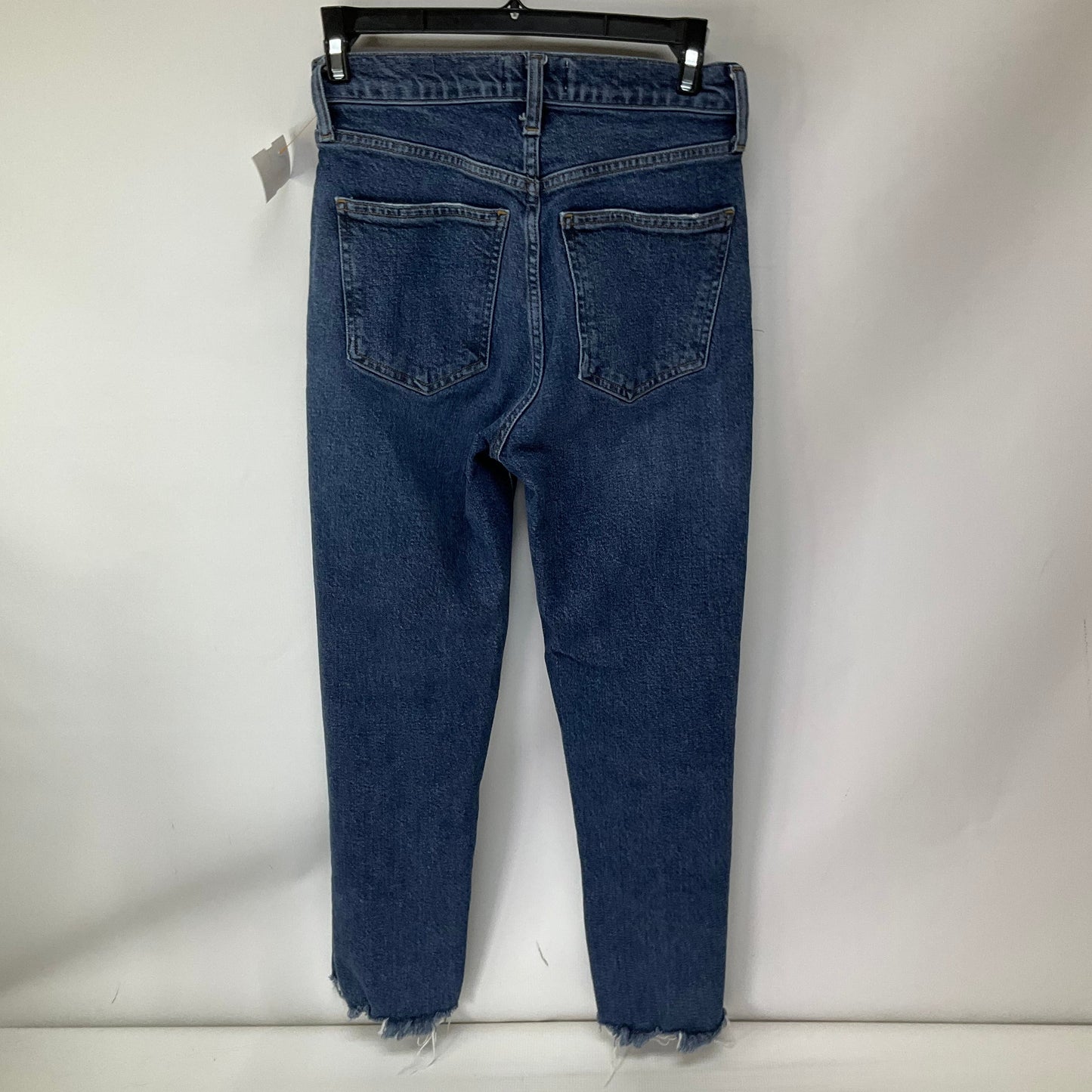 Jeans Straight By Agolde In Blue Denim, Size: 0