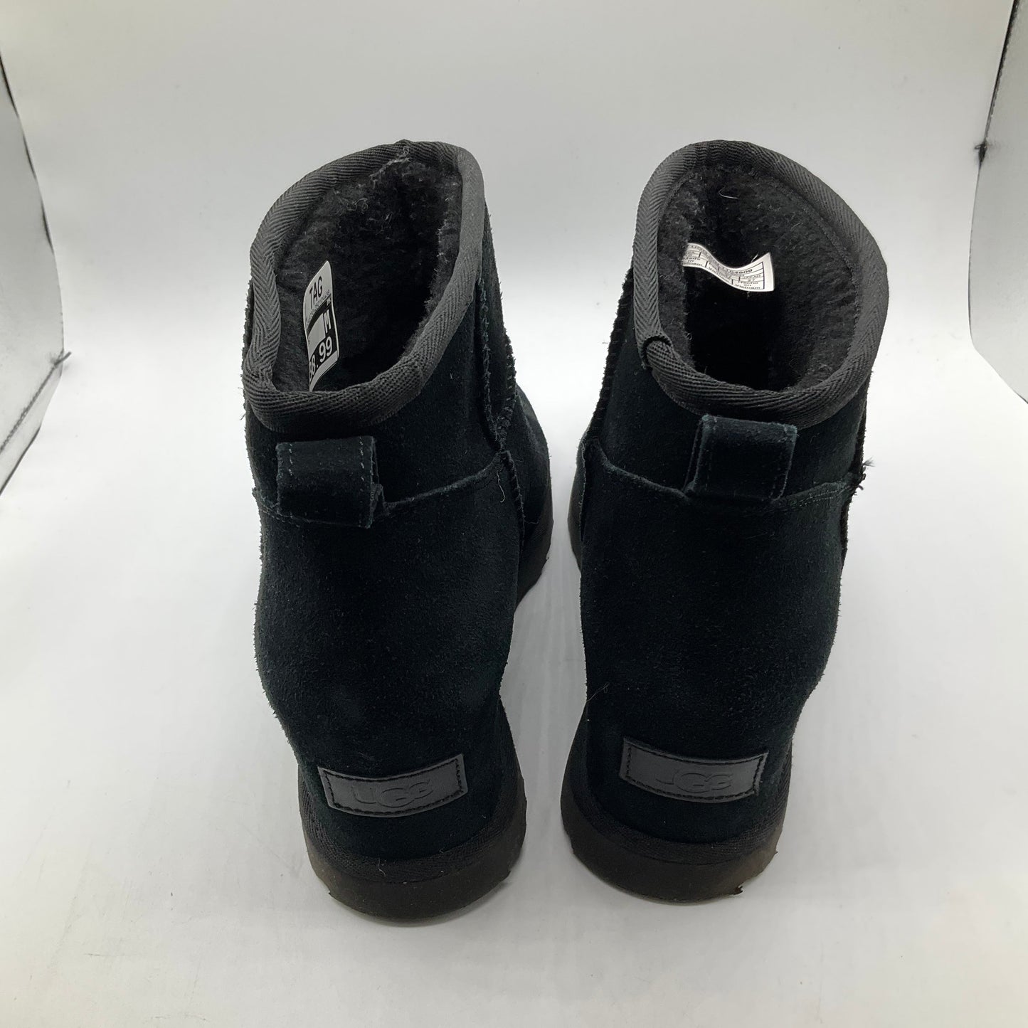 Boots Ankle Flats By Ugg In Black, Size: 10