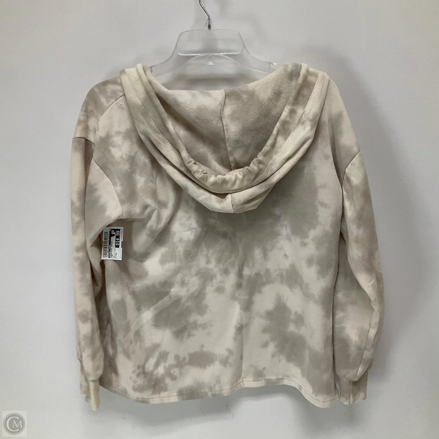 Sweatshirt Hoodie By Disney Store In Tan, Size: M