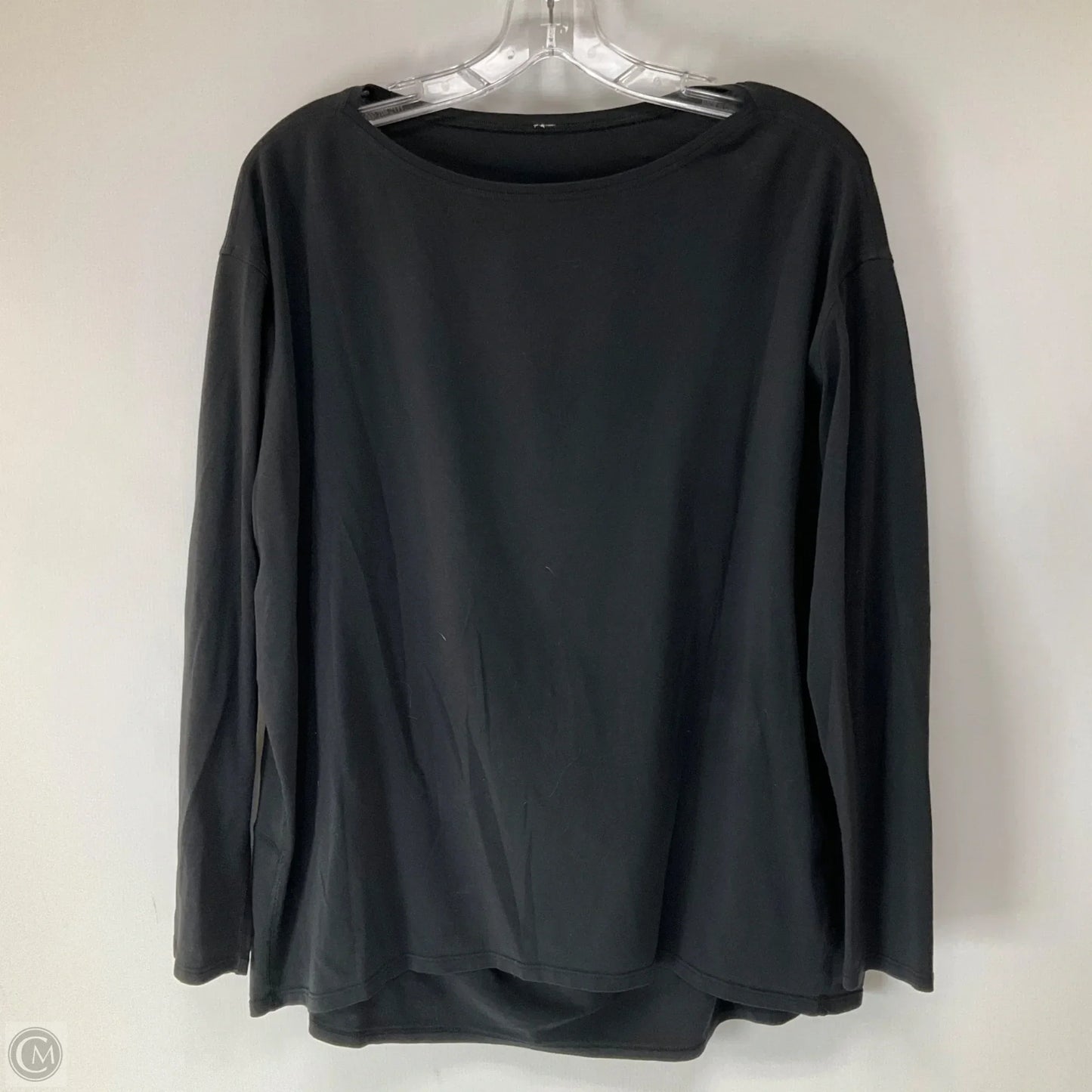 Athletic Top Long Sleeve Crewneck By Lululemon In Black, Size: 10