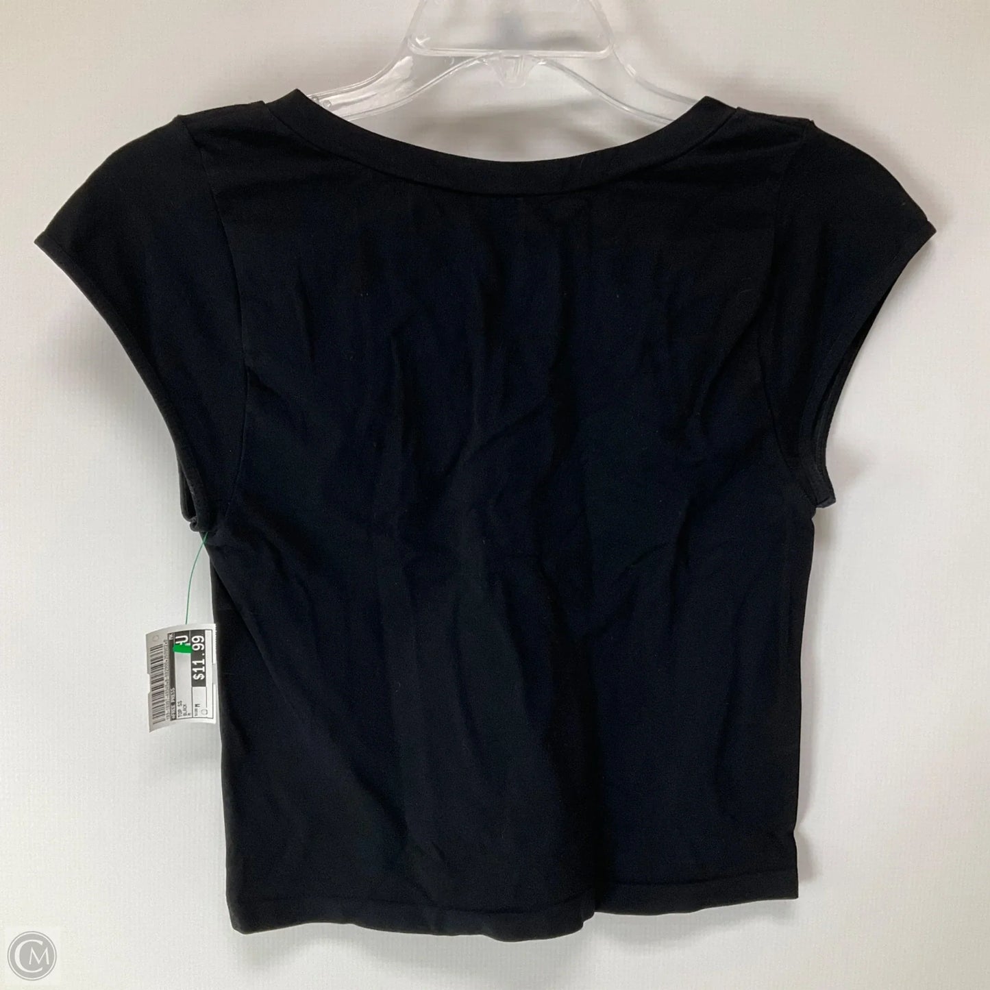 Top Short Sleeve By Free Press In Black, Size: M