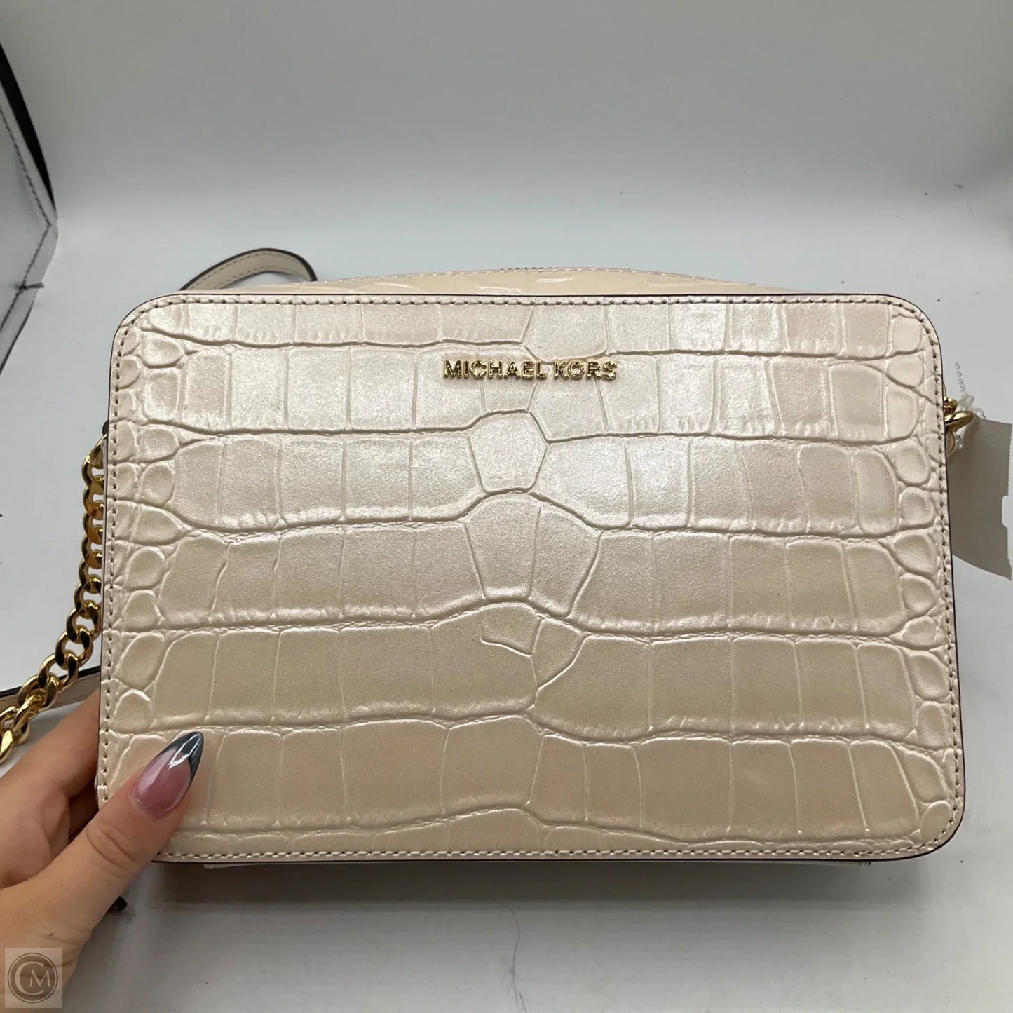 Crossbody Designer By Michael Kors, Size: Medium