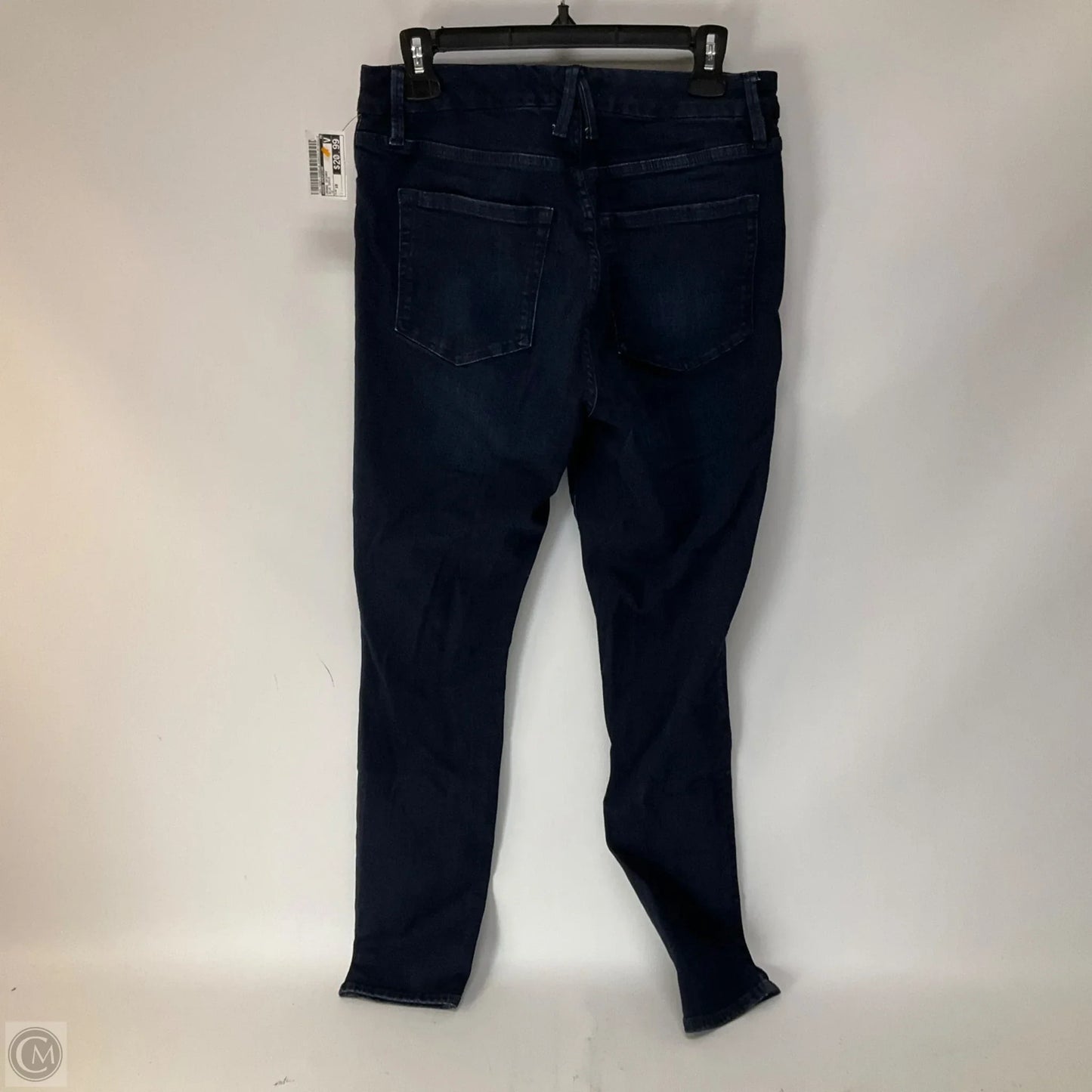 Jeans Skinny By Good American In Blue Denim, Size: 10