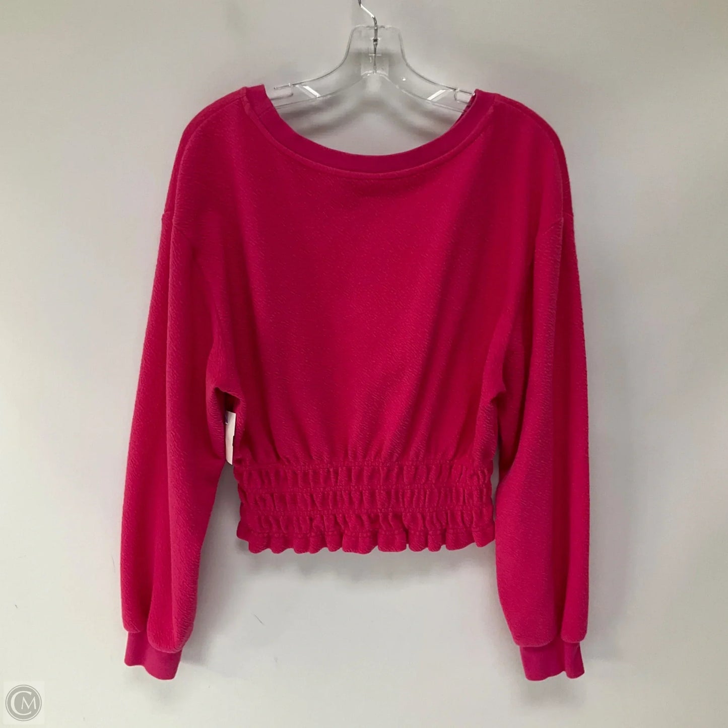 Top Long Sleeve By Maeve In Pink, Size: L