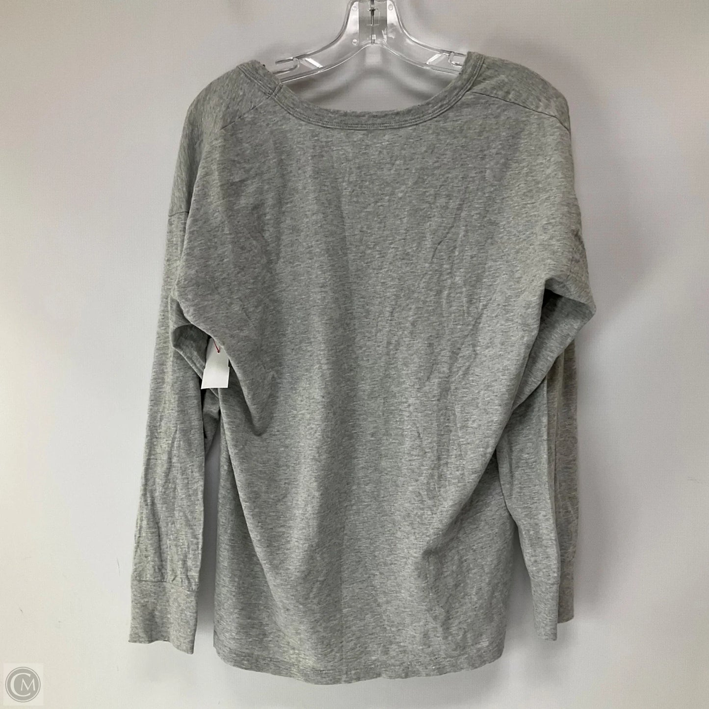 Top Long Sleeve Basic By Aerie In Grey, Size: S