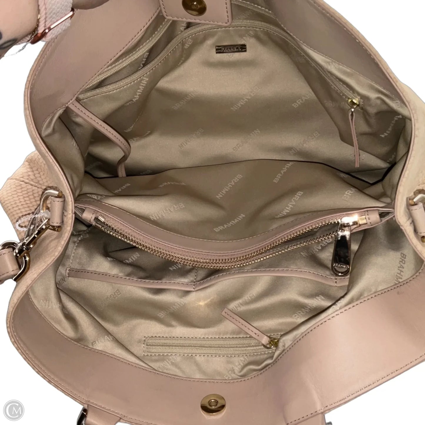 Handbag Designer By Brahmin, Size: Medium