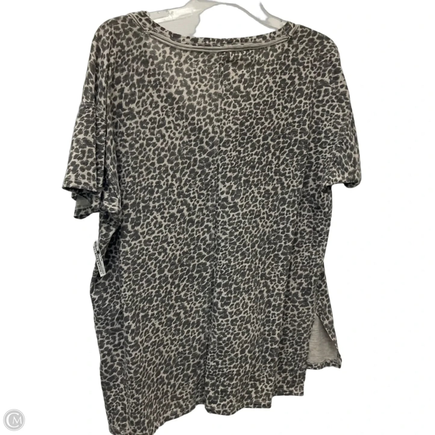 Top Short Sleeve Basic By Pilcro In Animal Print, Size: S