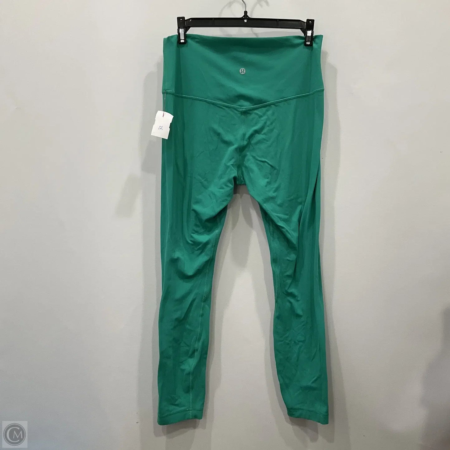 Athletic Leggings By Lululemon In Green, Size: 10