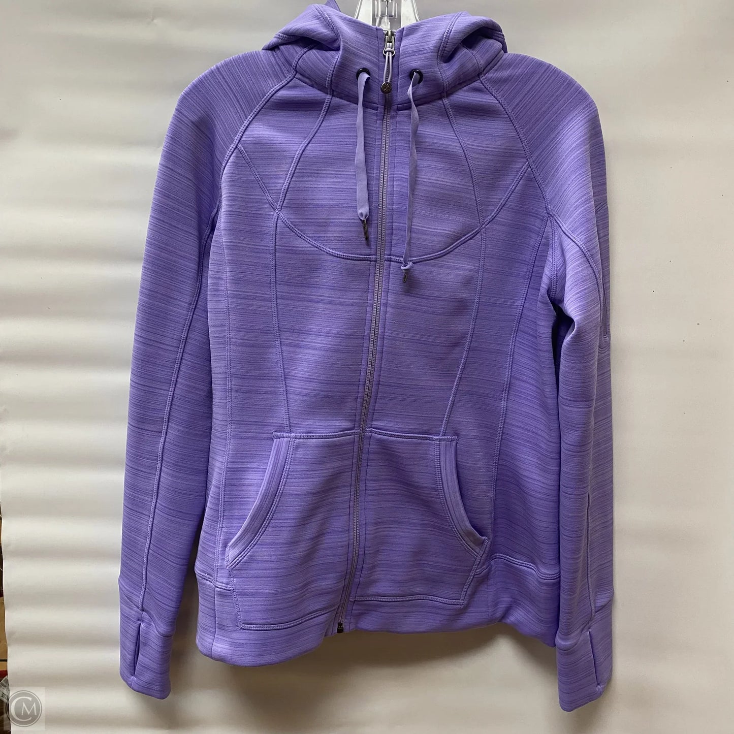Athletic Jacket By Athleta In Purple, Size: L