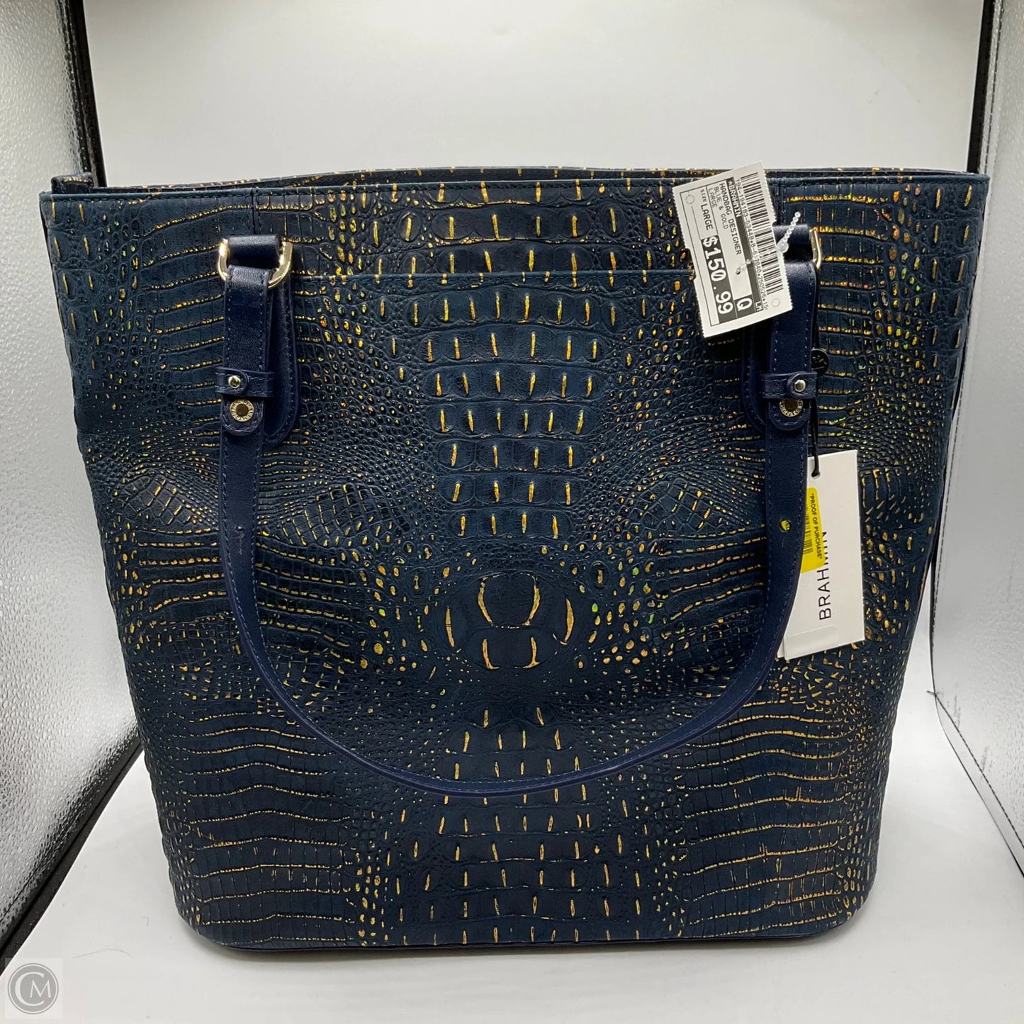 Handbag Designer By Brahmin, Size: Large