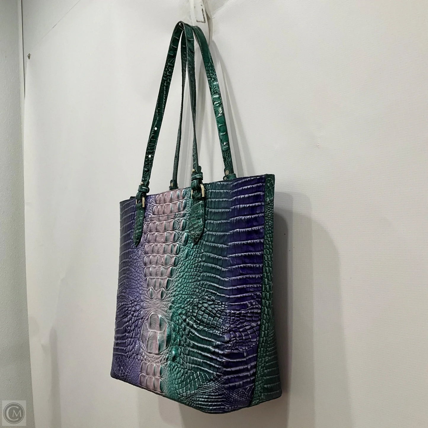 Handbag Designer By Brahmin, Size: Large