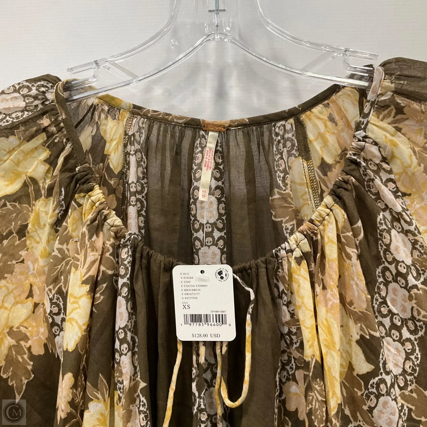 Top Long Sleeve By Free People In Green, Size: Xs