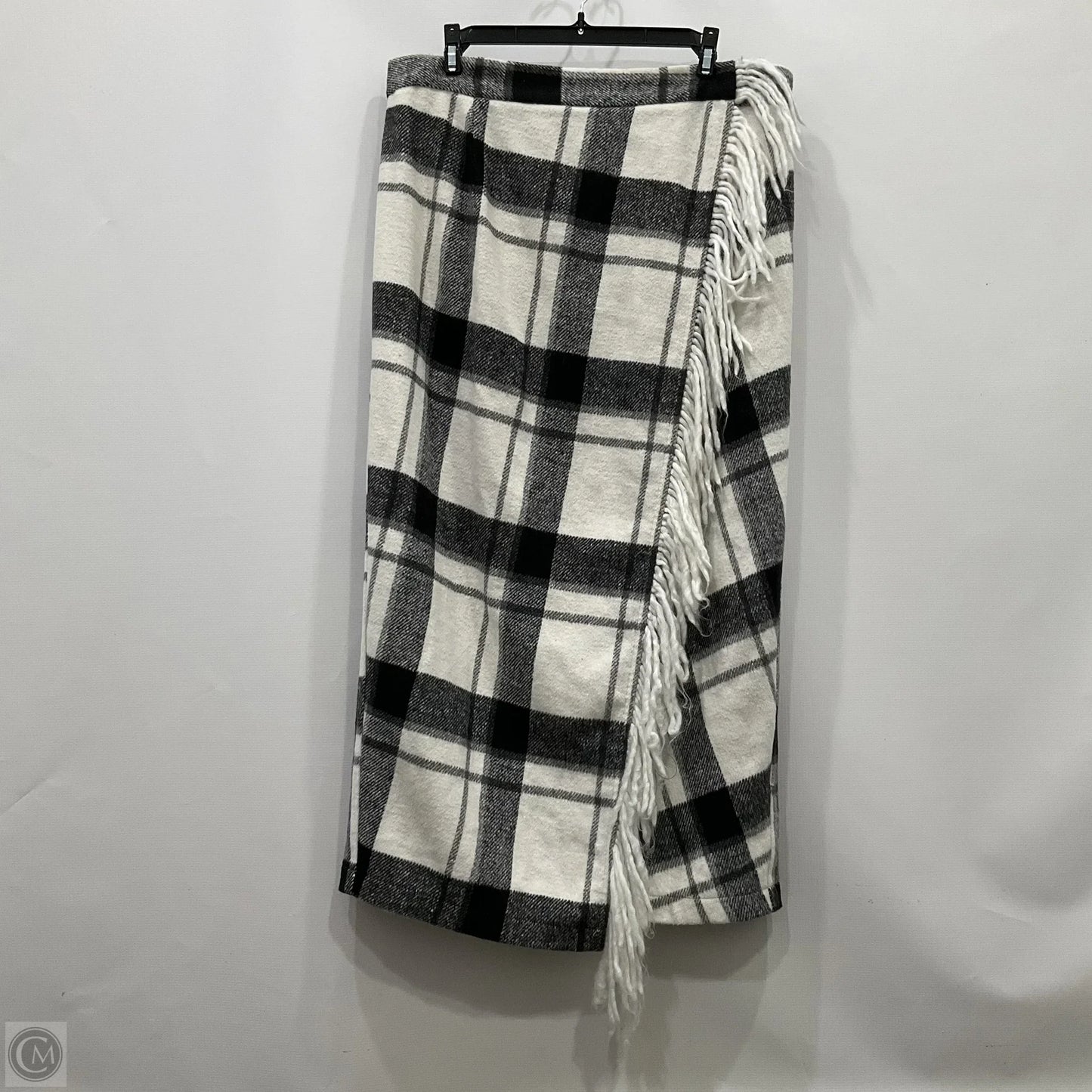 Skirt Midi By Mare Mare In Plaid Pattern, Size: Xl