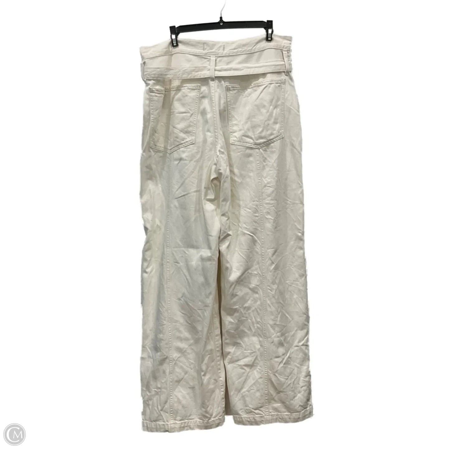 Jeans Wide Leg By Madewell In Cream, Size: 12