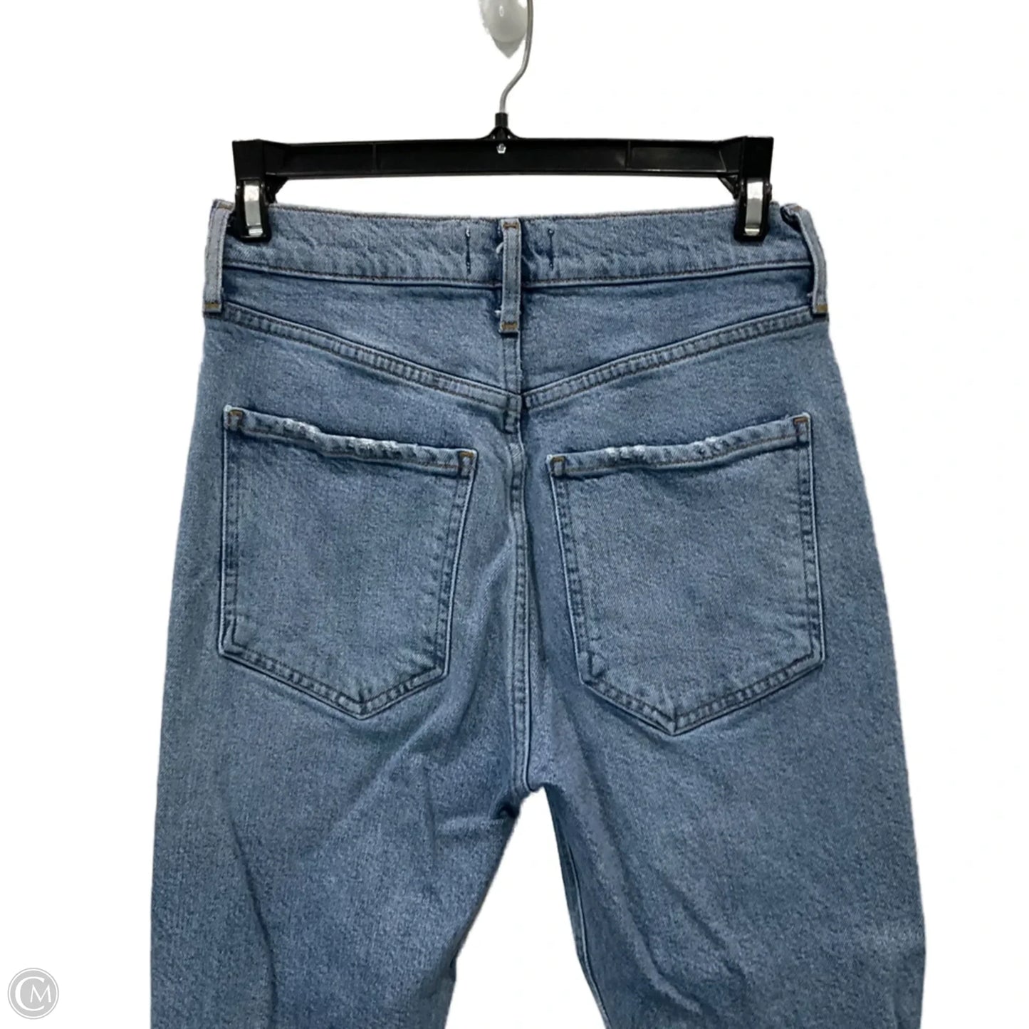 Jeans Straight By Agolde In Blue Denim, Size: 2