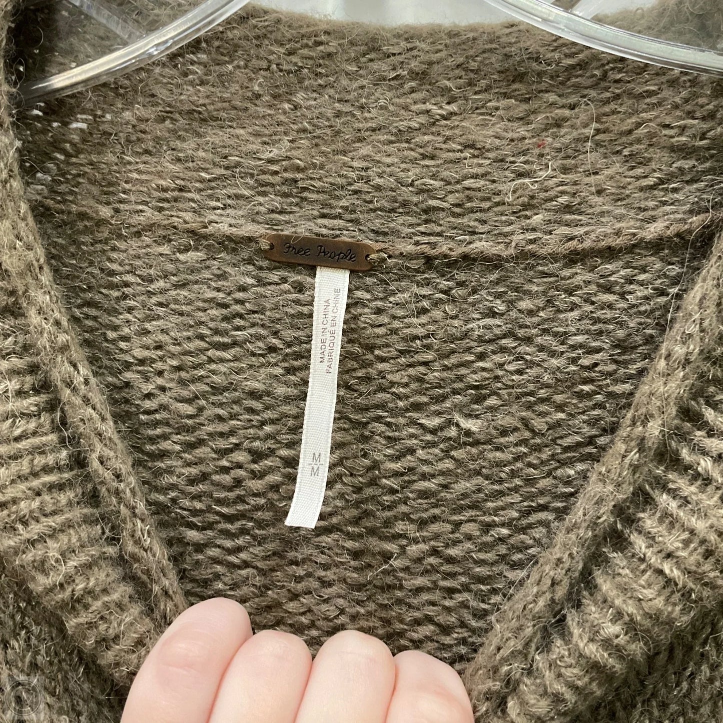 Sweater By Free People In Brown & Pink, Size: M