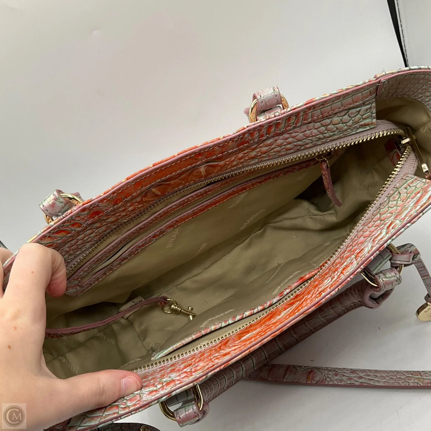 Crossbody Designer By Brahmin, Size: Medium