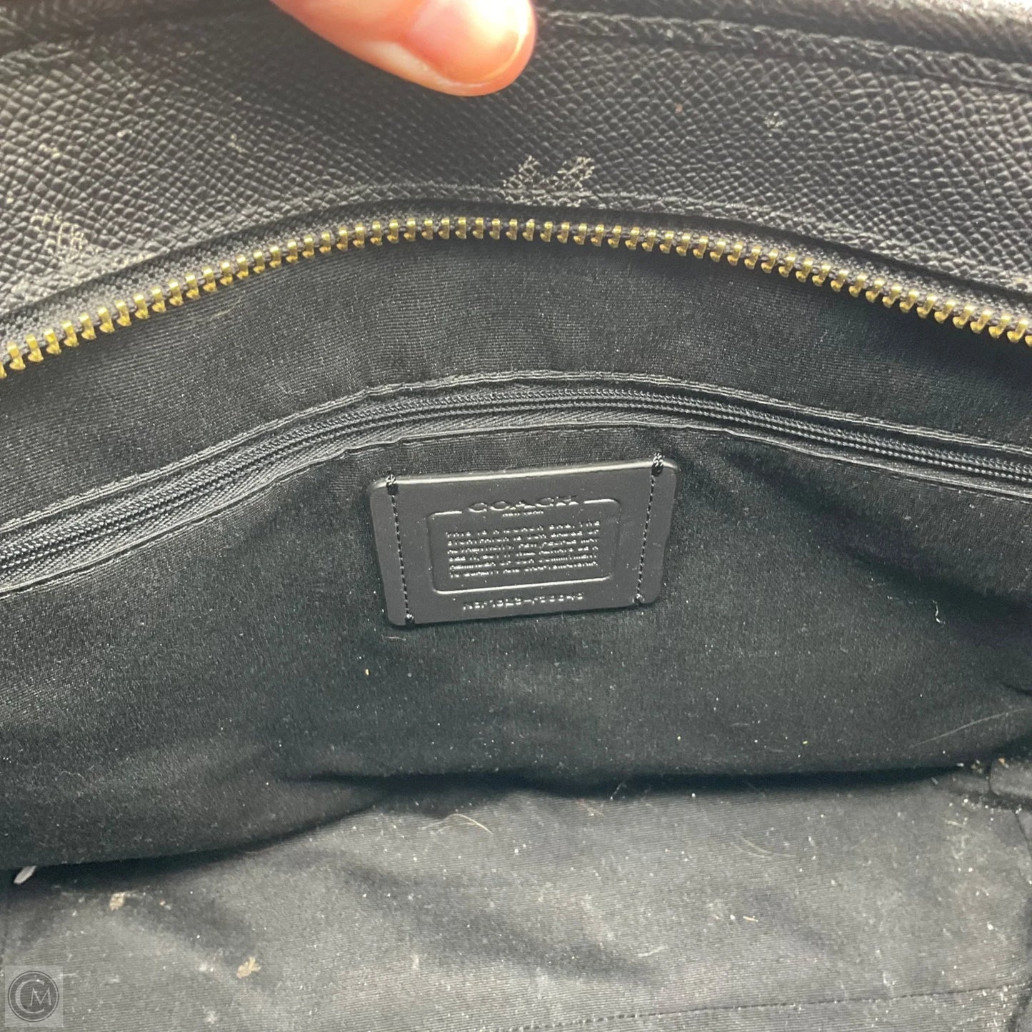 Handbag Designer By Coach, Size: Medium