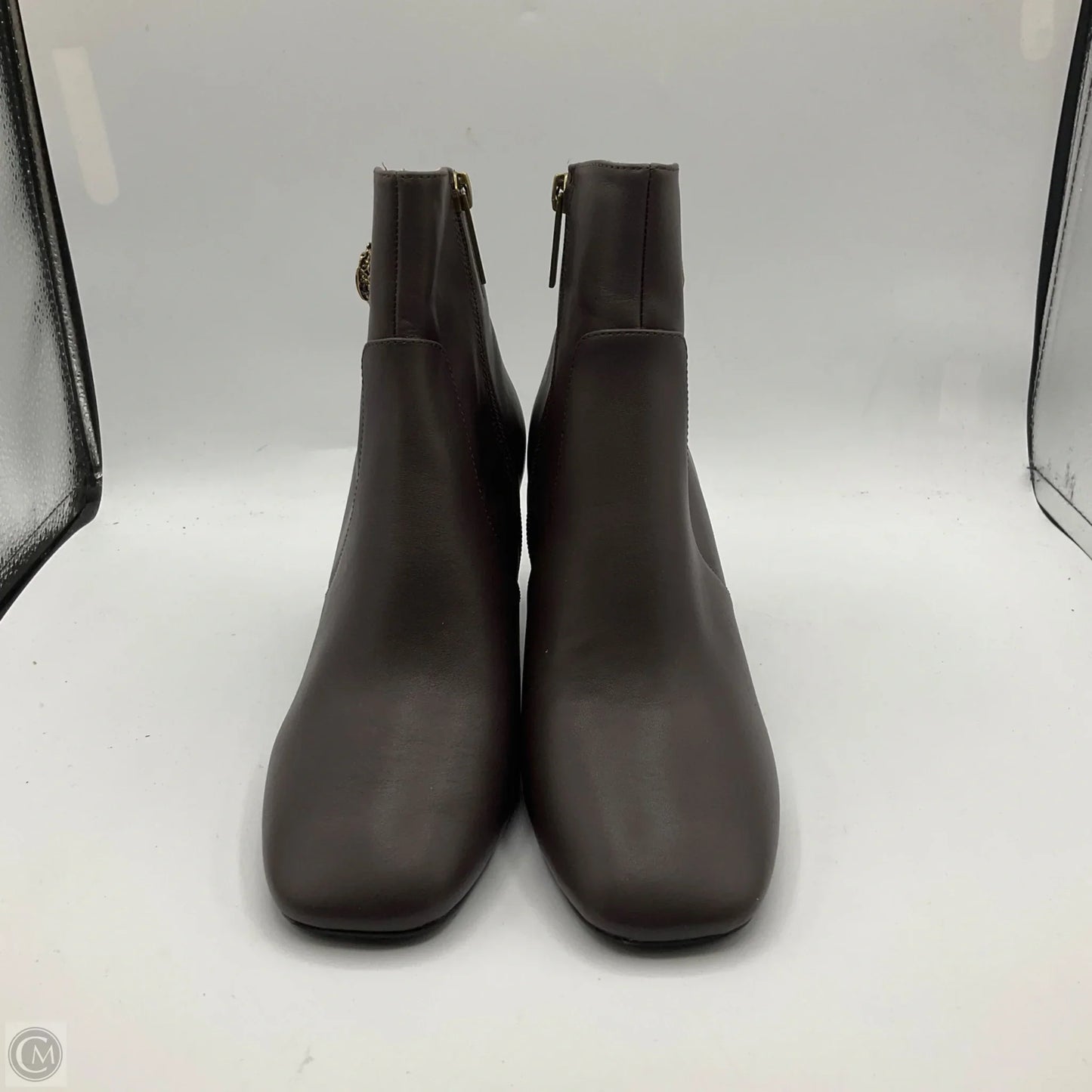 Boots Designer By Kurt Geiger In Bronze, Size: 6
