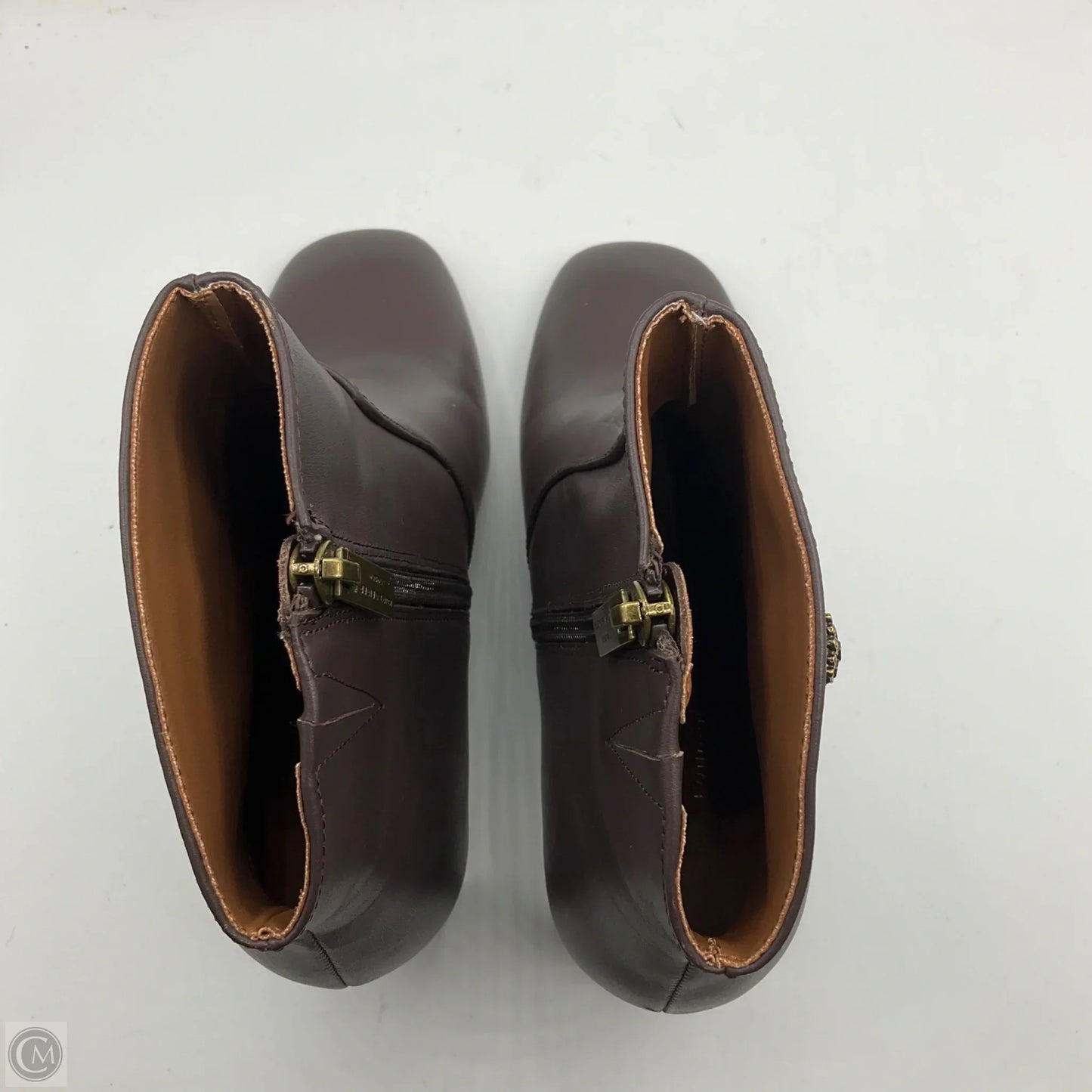 Boots Designer By Kurt Geiger In Bronze, Size: 6