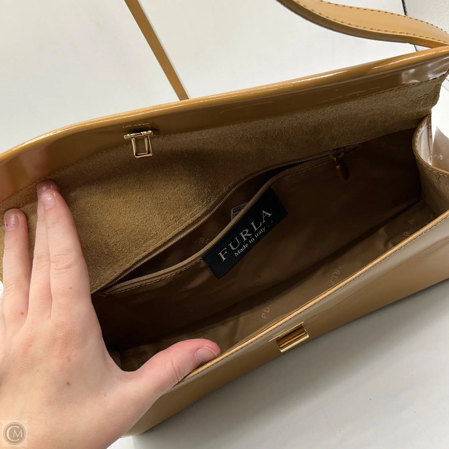Handbag Luxury Designer By Furla, Size: Medium