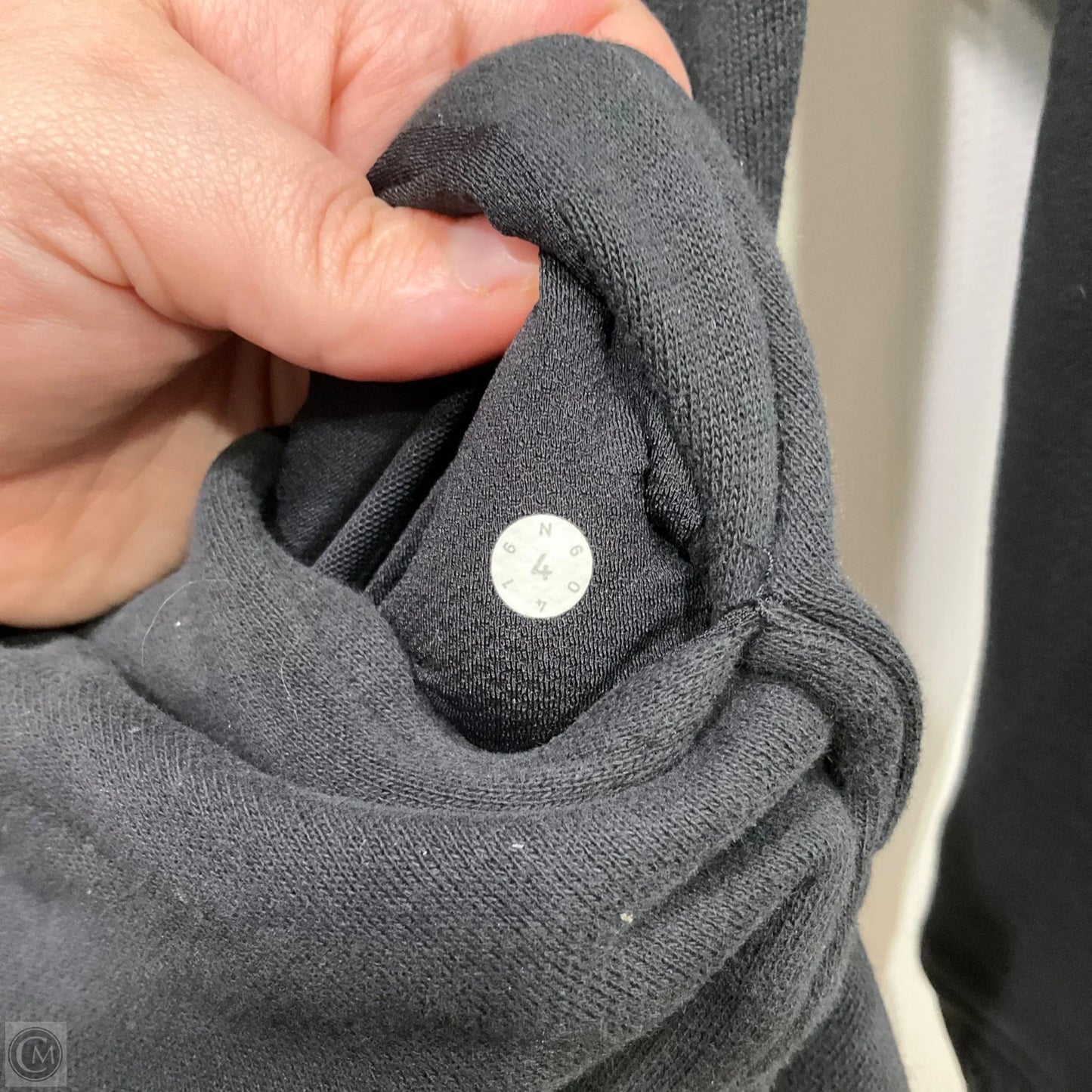 Sweatshirt Hoodie By Lululemon In Black, Size: 4