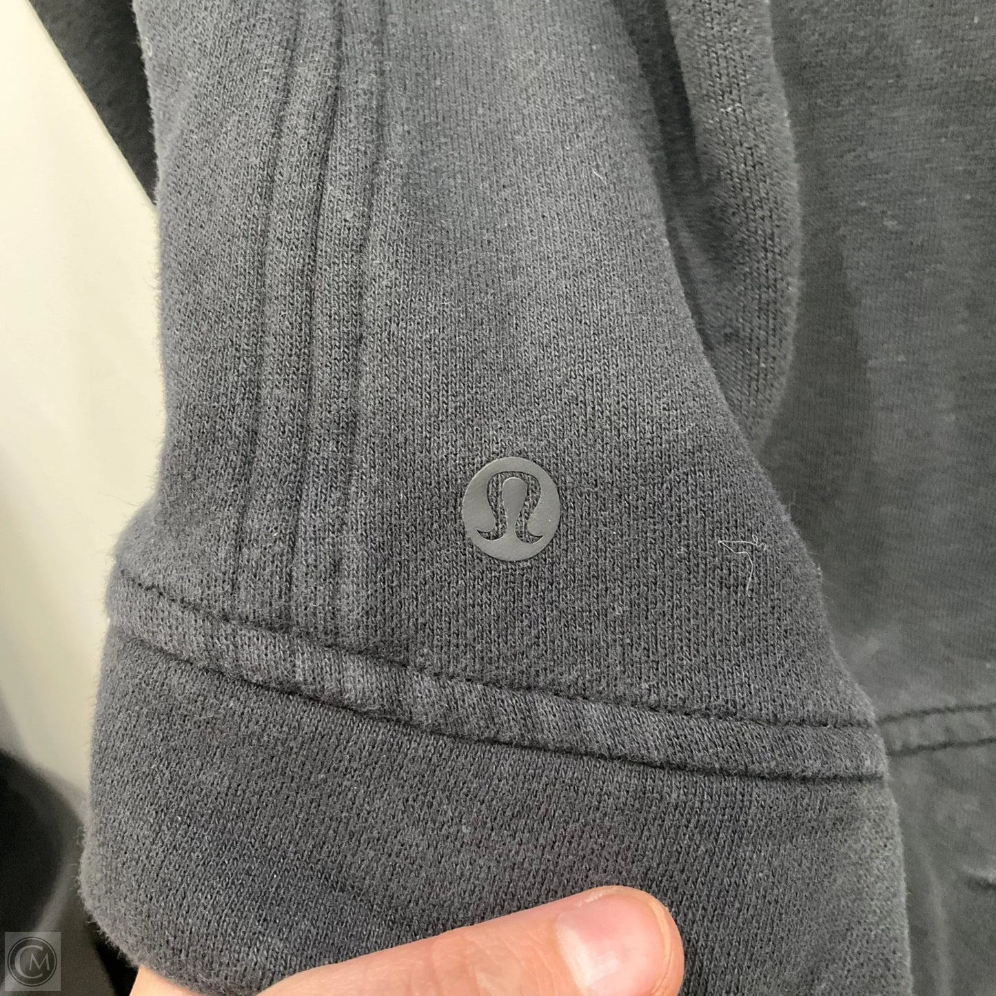 Sweatshirt Hoodie By Lululemon In Black, Size: 4