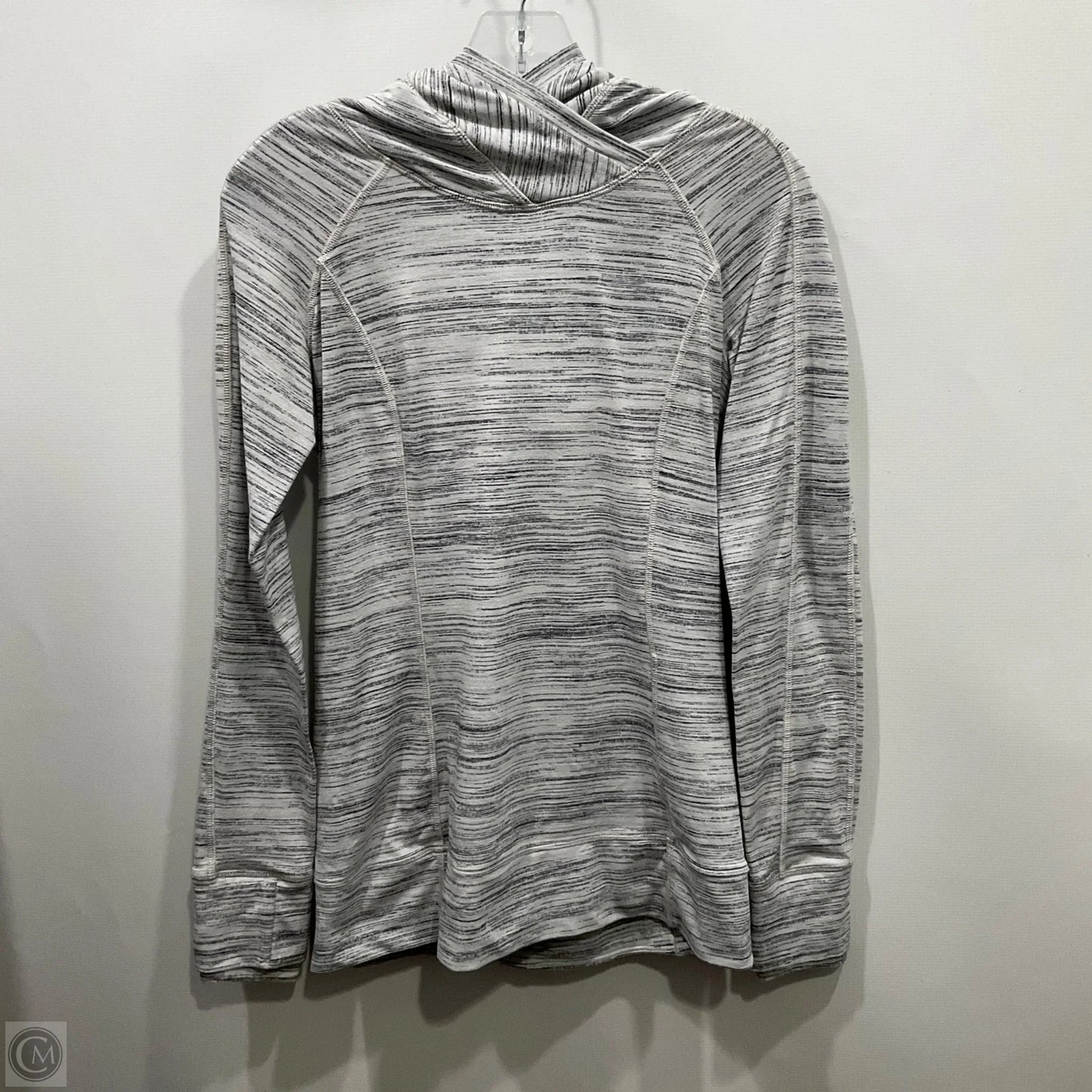 Sweatshirt Hoodie By Lululemon In Grey, Size: 6