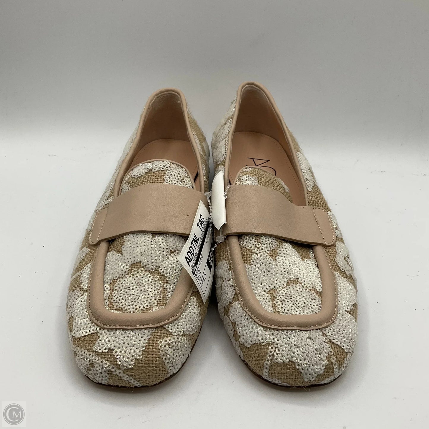 Shoes Flats By Agl In Beige, Size: 7.5