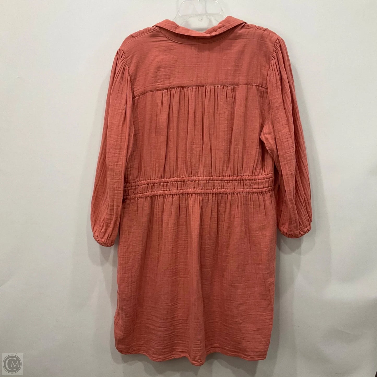 Dress Casual Midi By Gap In Orange, Size: Xl
