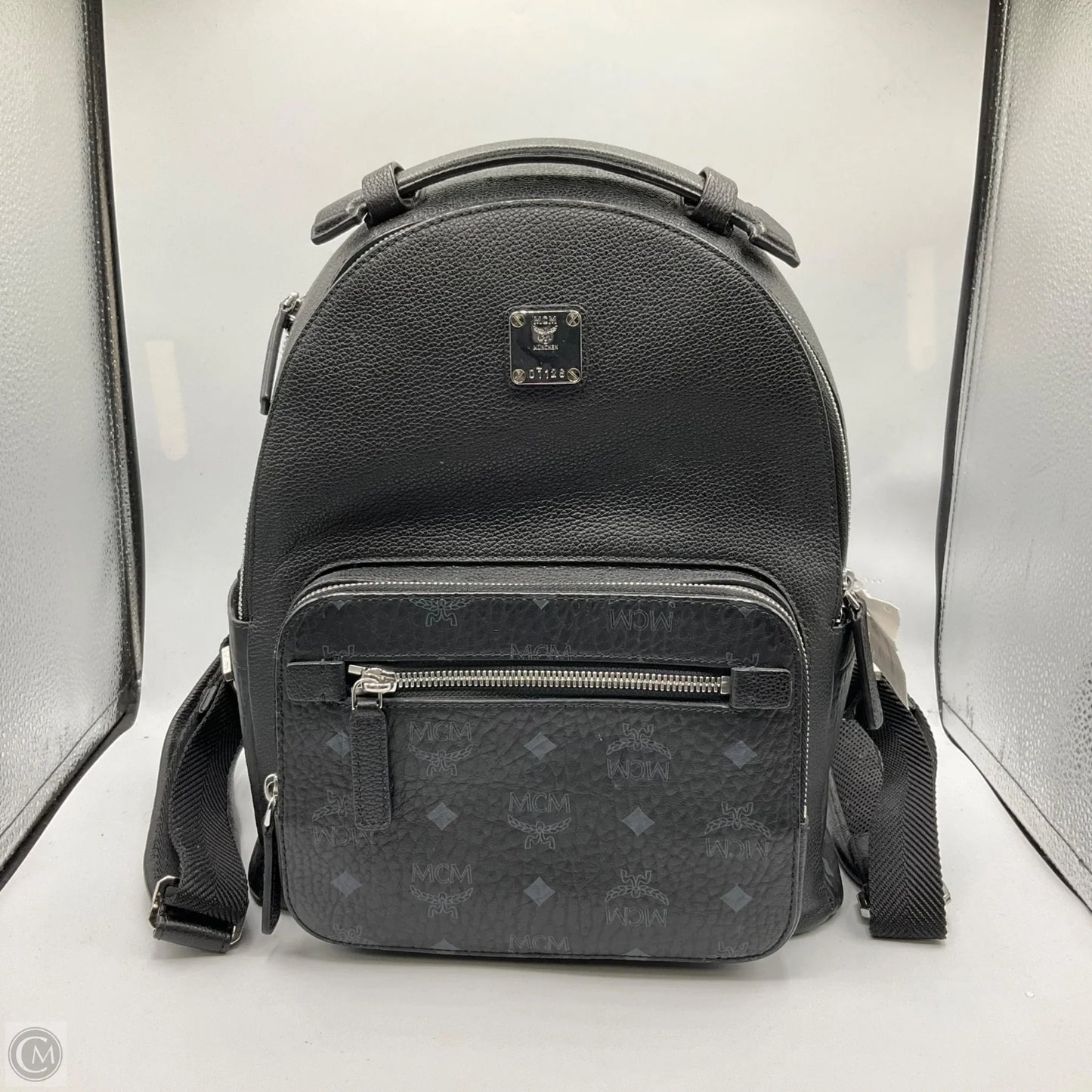 Backpack Luxury Designer By Mcm, Size: Medium