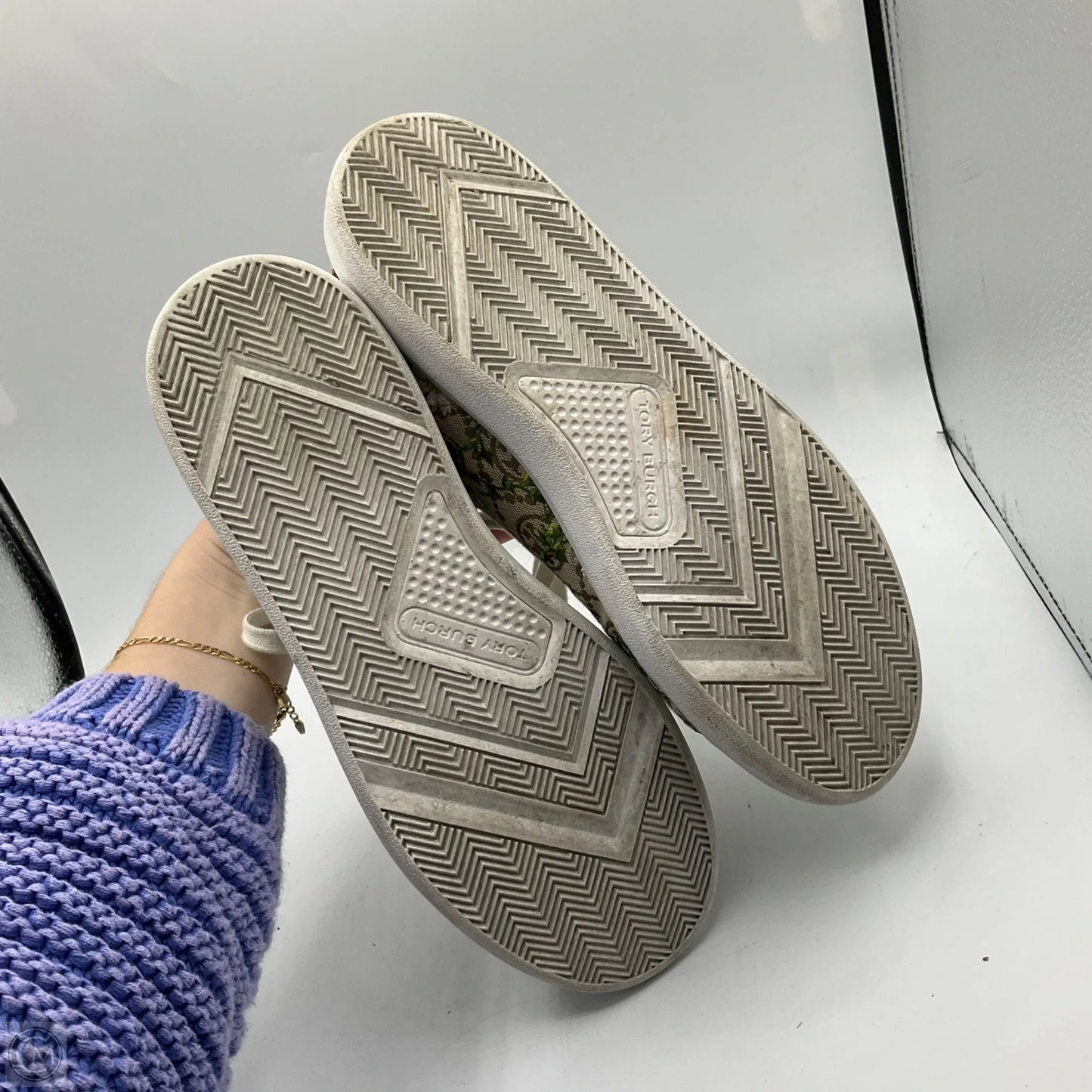 Shoes Designer By Tory Burch In Floral Print, Size: 8