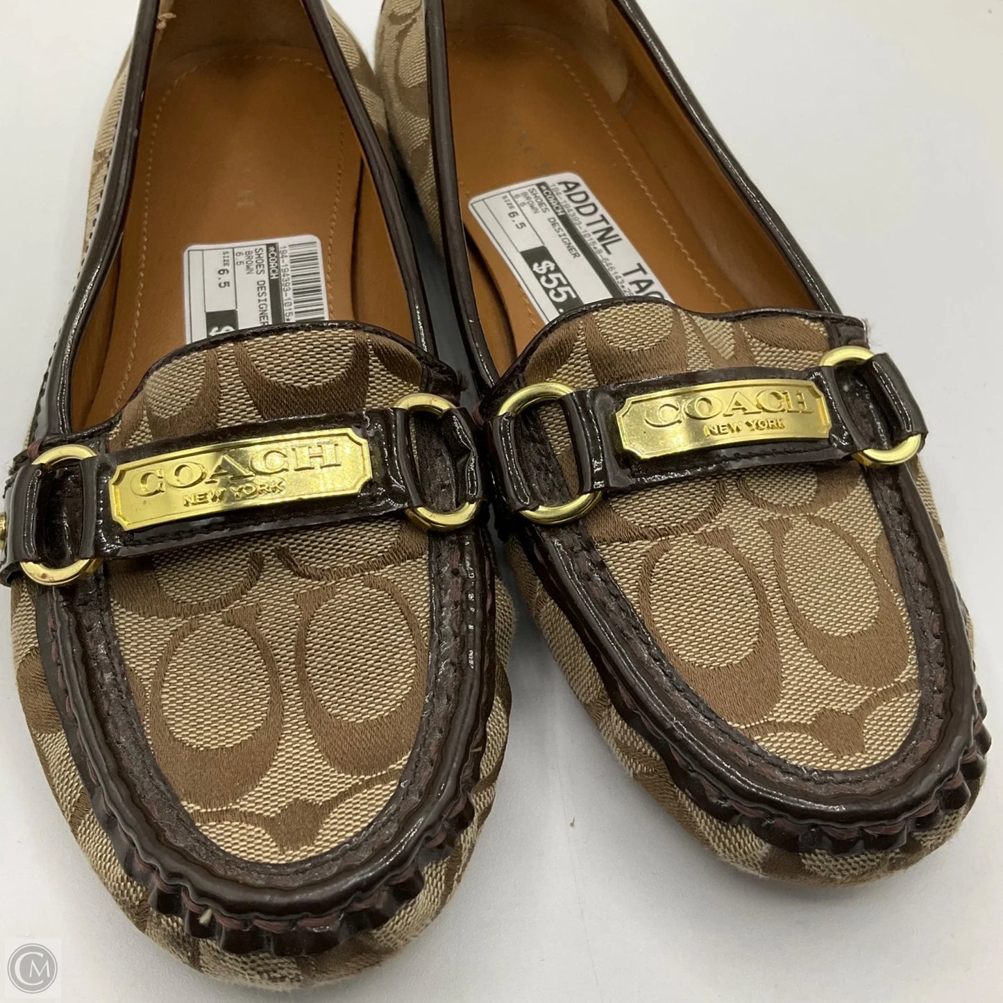 Shoes Designer By Coach In Brown, Size: 6.5