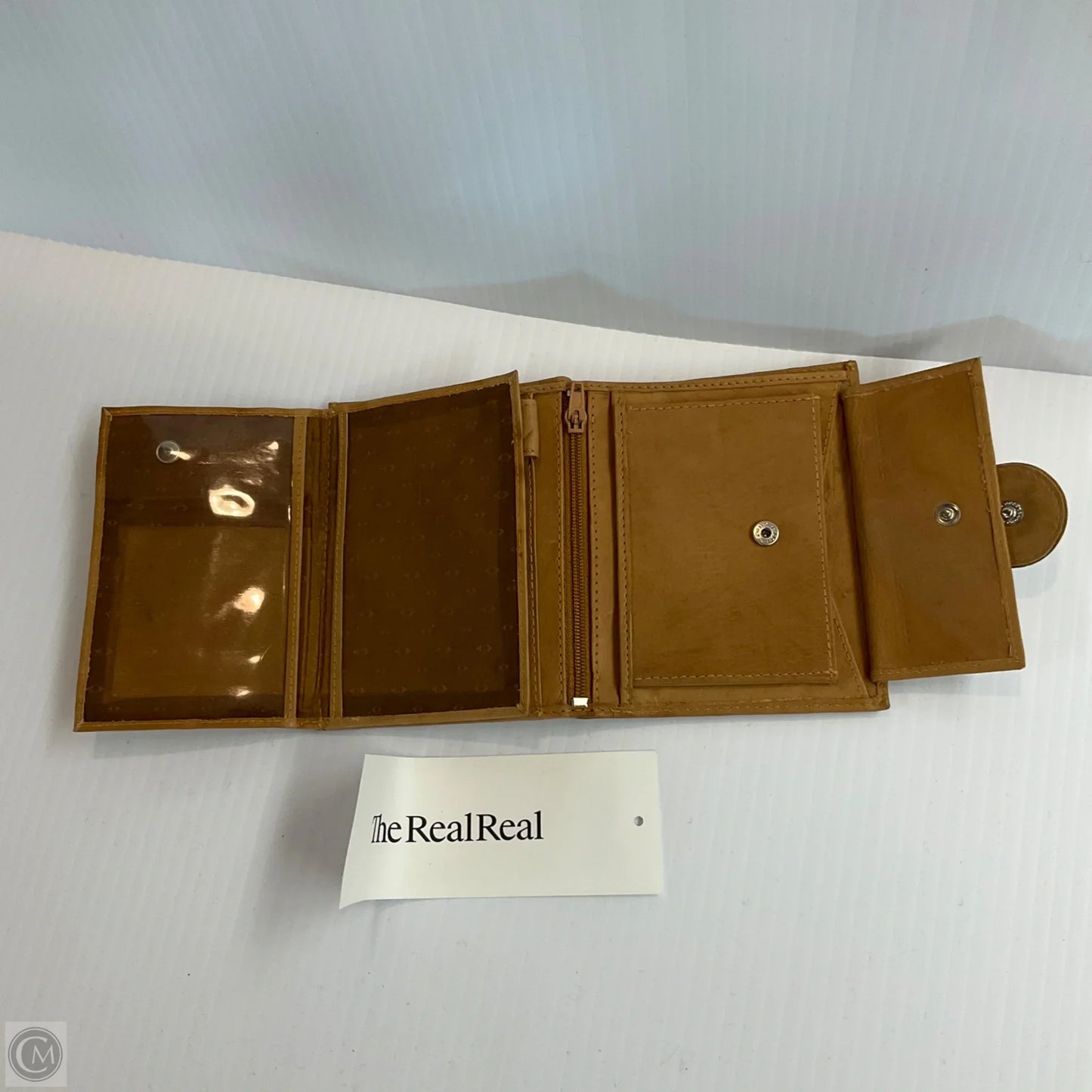 Wallet Luxury Designer By Armani, Size: Medium