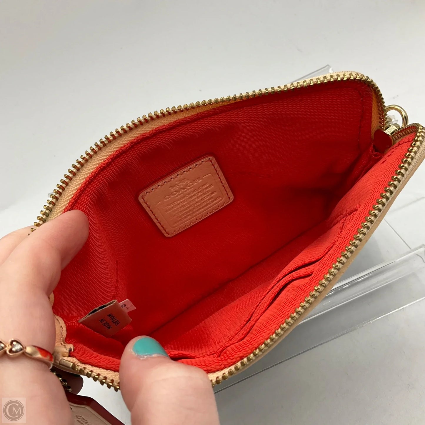 Wristlet Designer By Coach, Size: Small