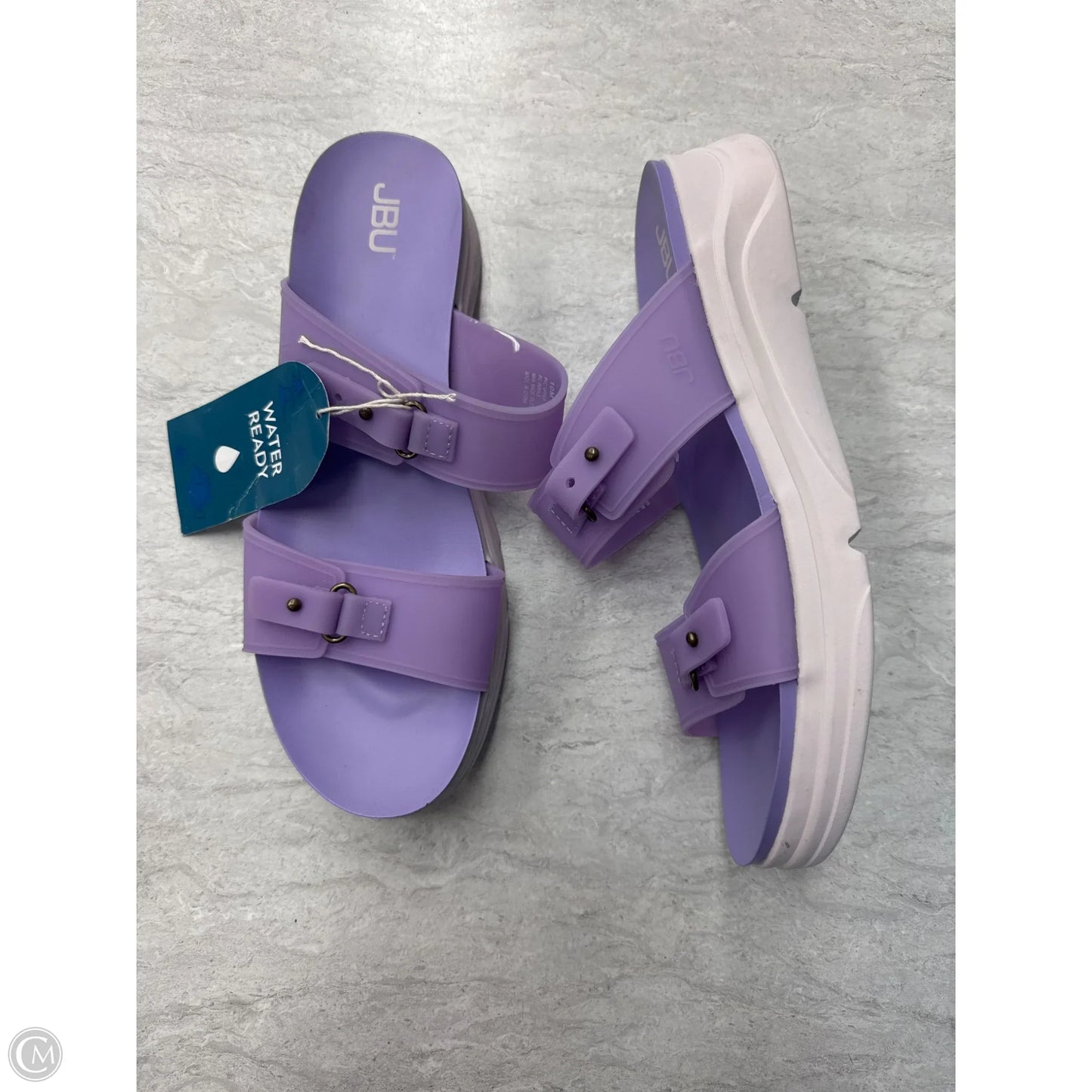 Sandals Flats By Jbu By Jambu In Purple, Size: 10