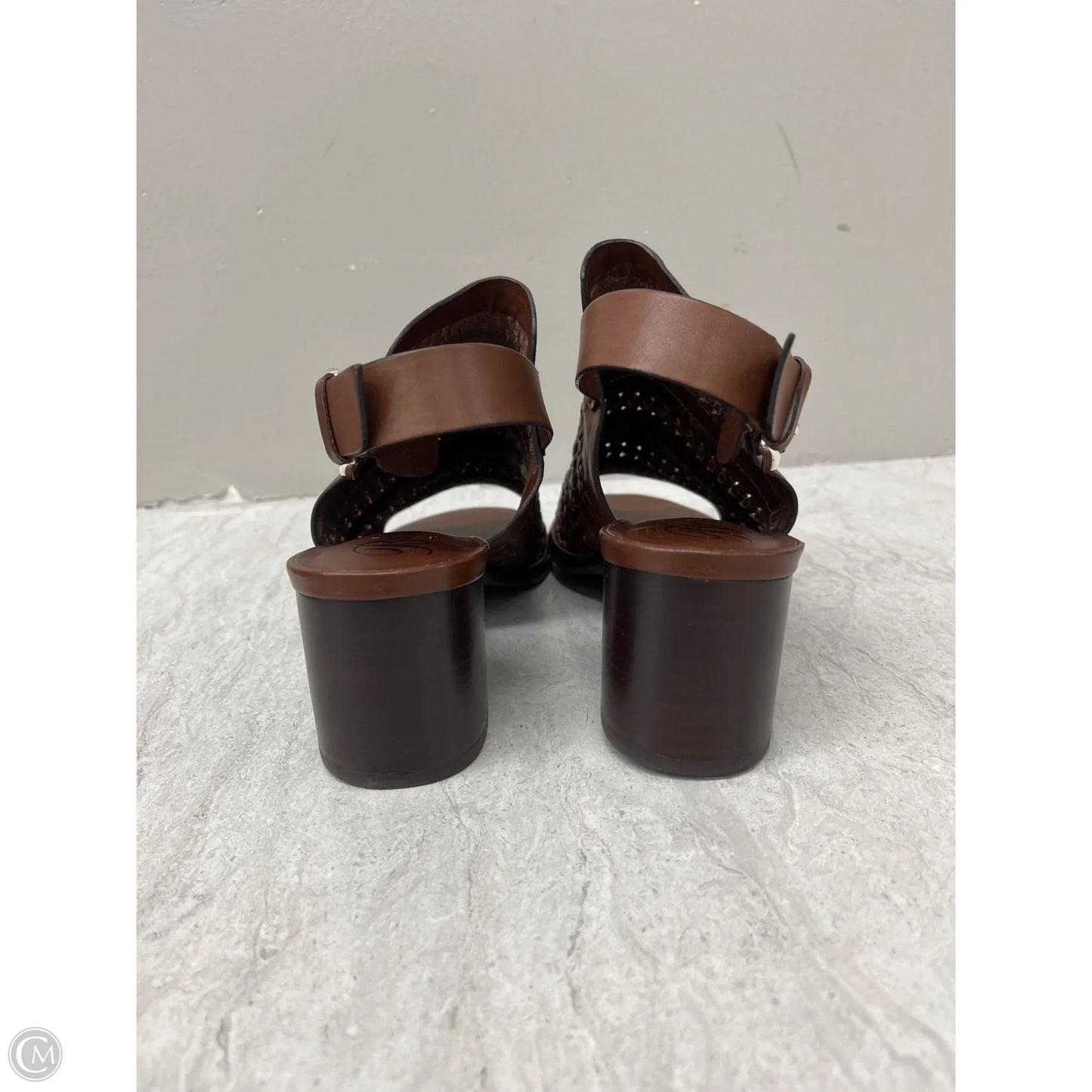 Sandals Heels Block By Brighton In Brown, Size: 9