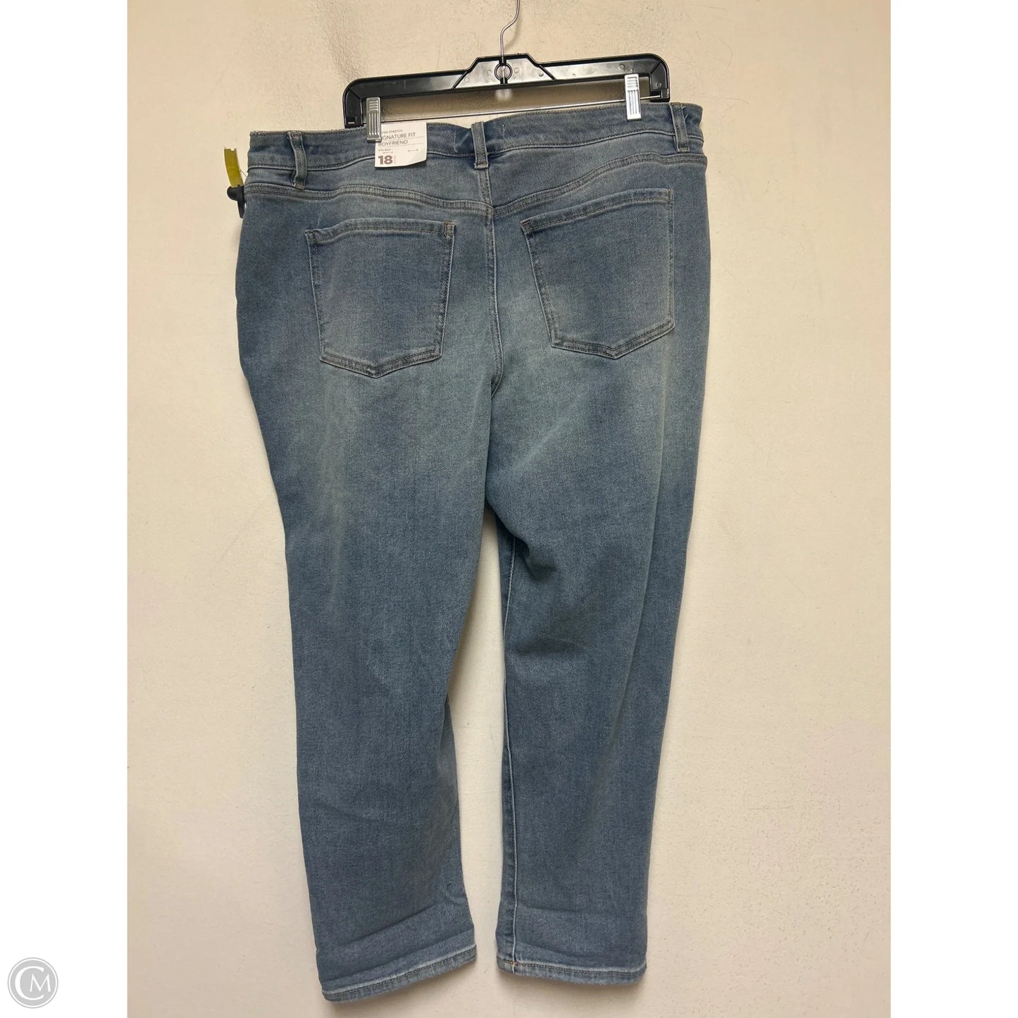 Jeans Boyfriend By Lane Bryant In Blue Denim, Size: 18