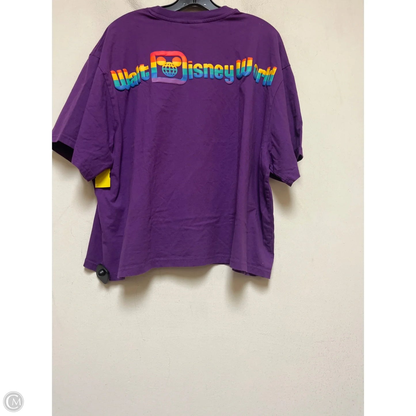 Top Short Sleeve Basic By Disney In Purple, Size: 2x