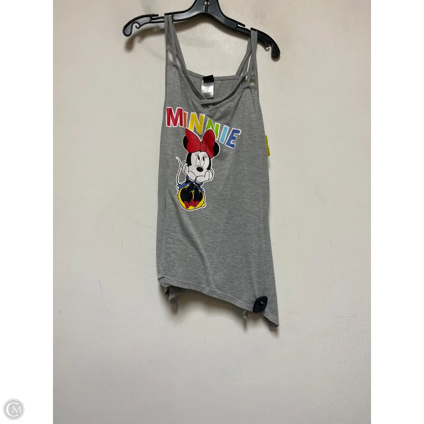 Top Sleeveless Basic By Disney In Grey, Size: 2x