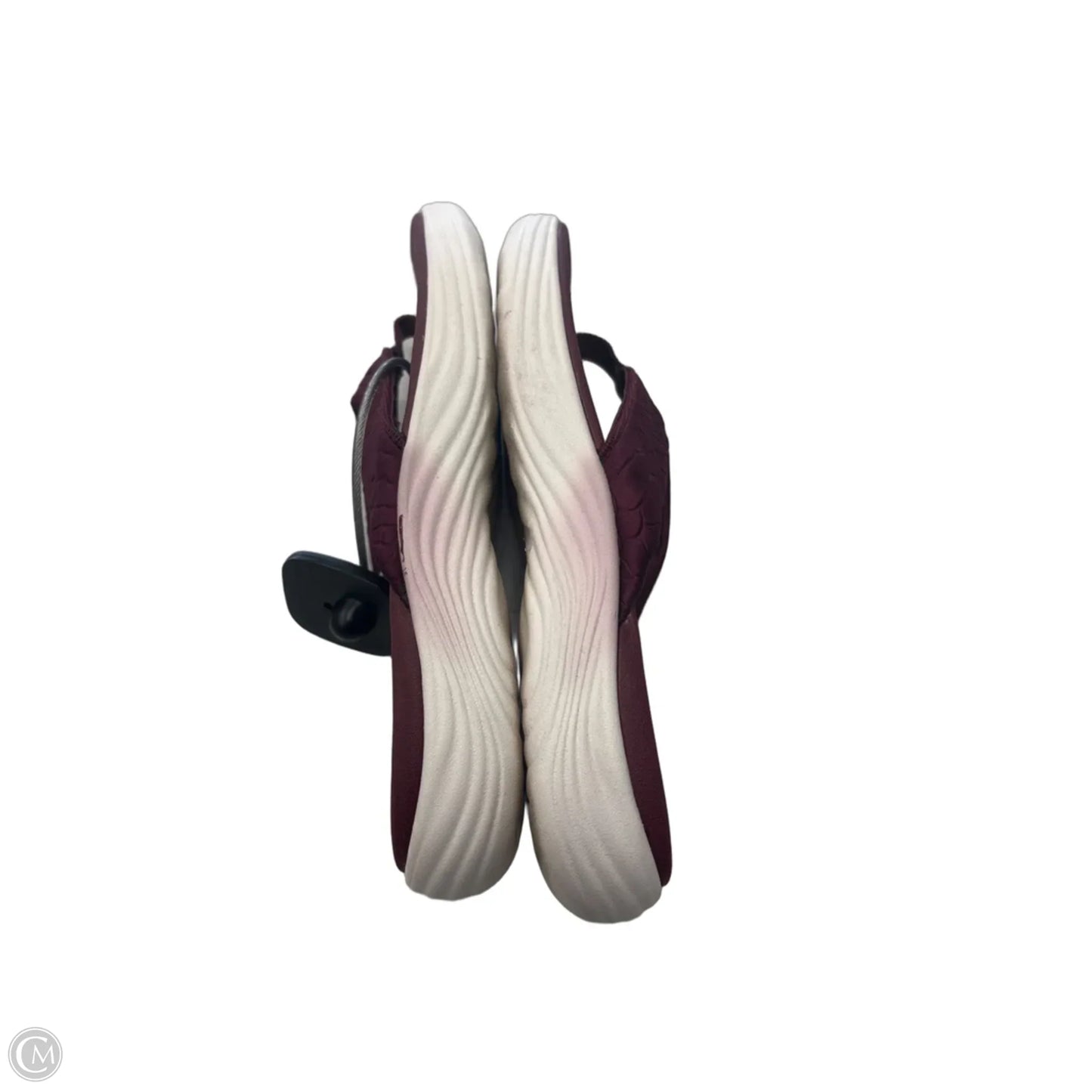 Sandals Flip Flops By Clarks In Purple, Size: 8