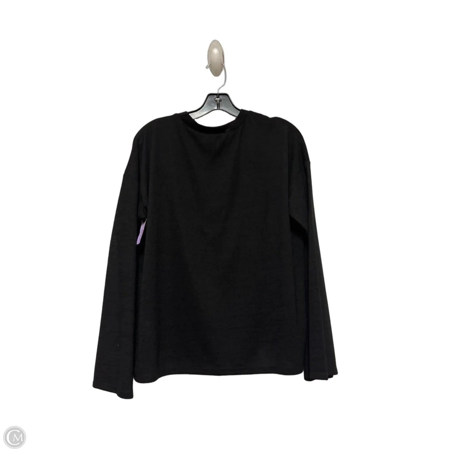 Top Long Sleeve By Juicy Couture In Black & White, Size: L