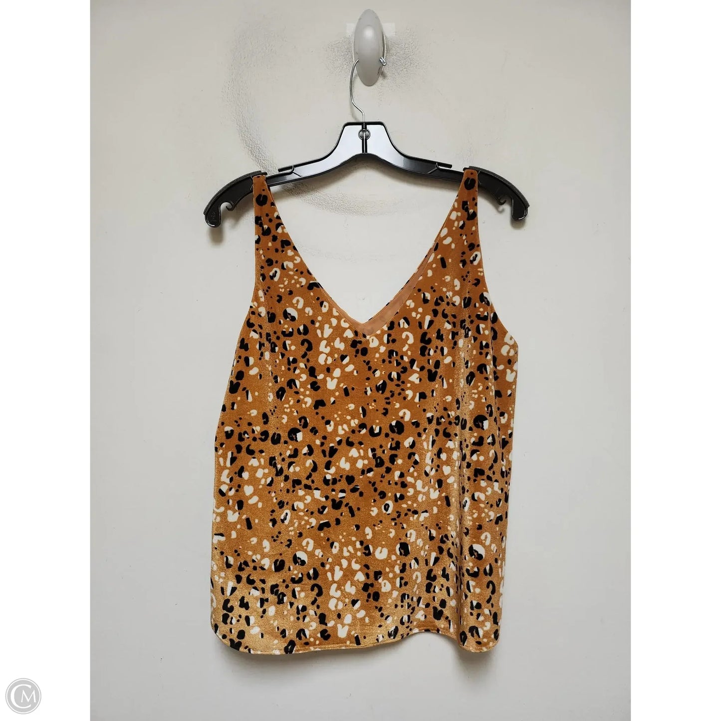 Top Sleeveless By Loft In Animal Print, Size: M
