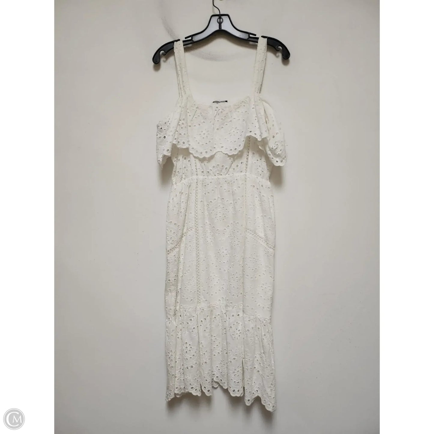Dress Casual Midi By 7 For All Mankind In White, Size: Xs