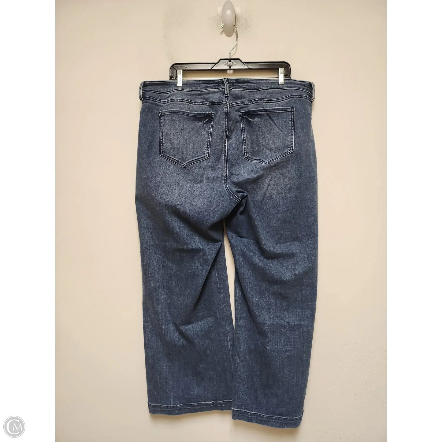 Jeans Wide Leg By Not Your Daughters Jeans In Blue Denim, Size: 16