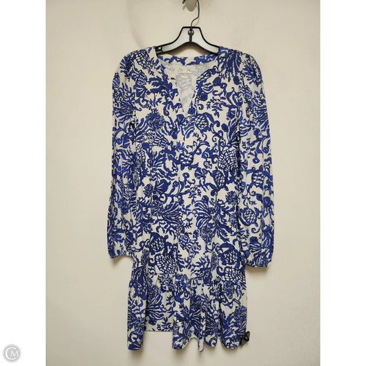 Dress Designer By Lilly Pulitzer In Nautical Print, Size: Xs