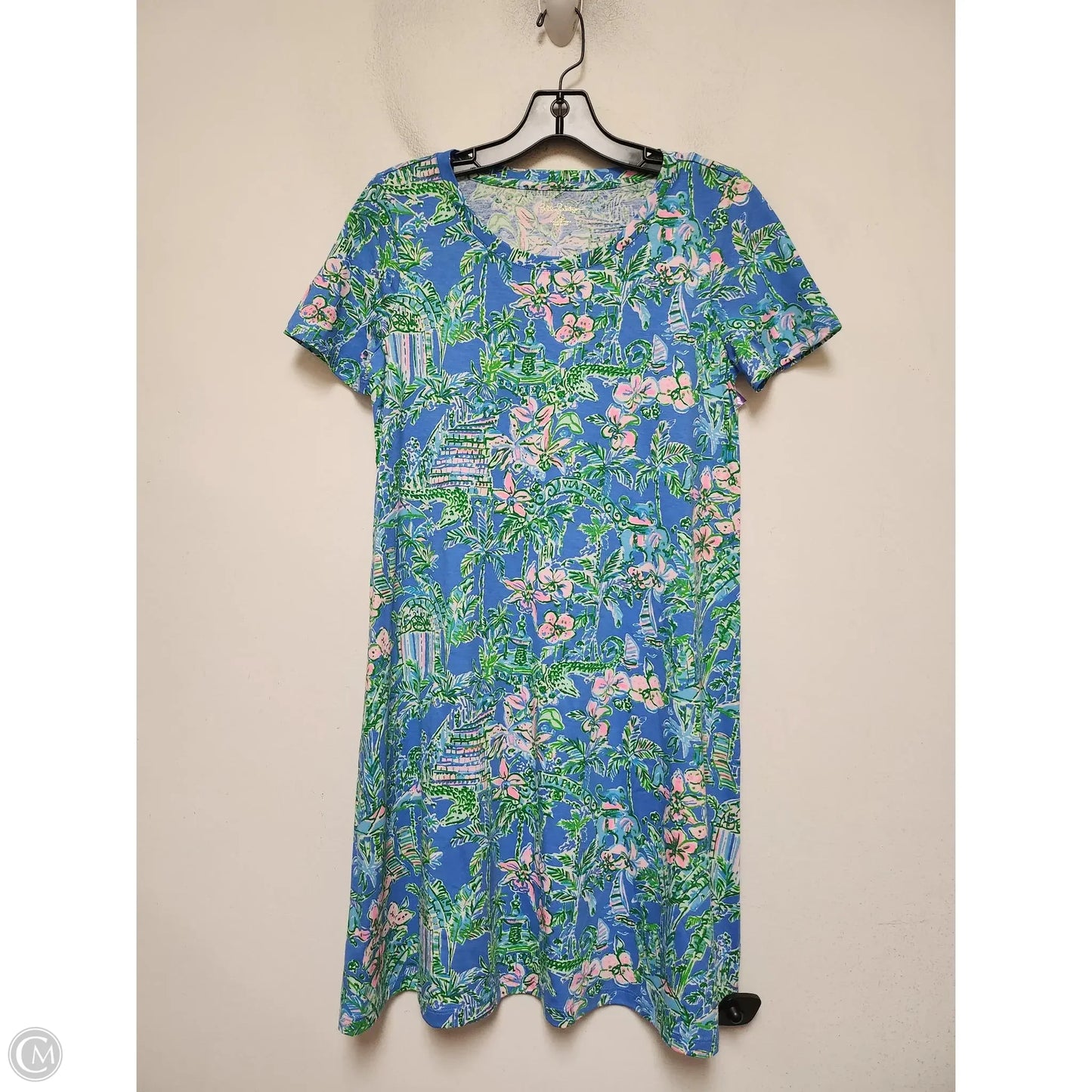 Dress Designer By Lilly Pulitzer In Tropical Print, Size: Xs