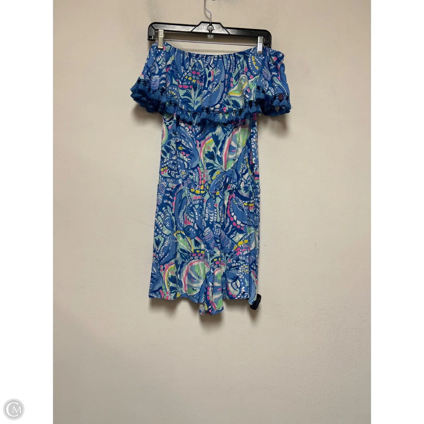 Romper Designer By Lilly Pulitzer In Blue, Size: S