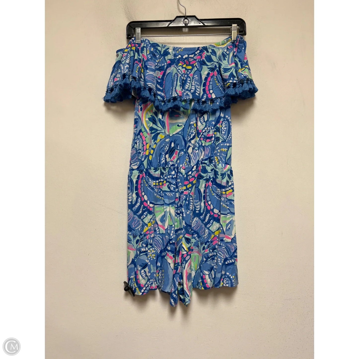 Romper Designer By Lilly Pulitzer In Blue, Size: S