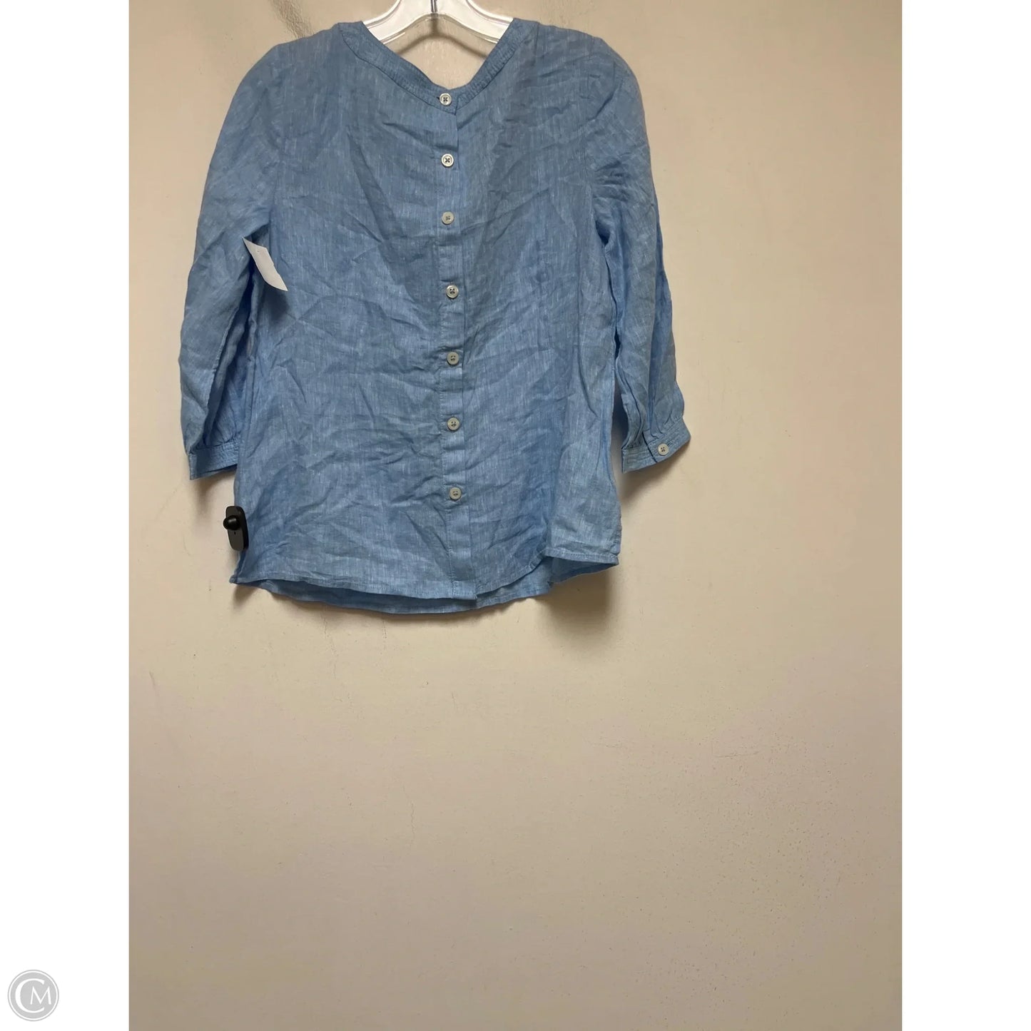 Top Short Sleeve By Talbots In Blue, Size: Sp